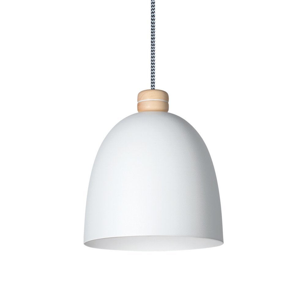 COLGANTE ODISEO DOBLE C/MADERA 2XE27 NEGRO